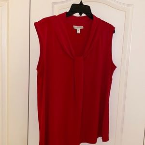 Dana Buchman sleeveless blouse XL